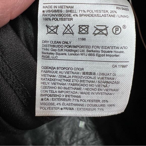 NEW Banana Republic Sleeveless Black Dress With Cutouts, PLUS size 14 - Picture 7 of 7